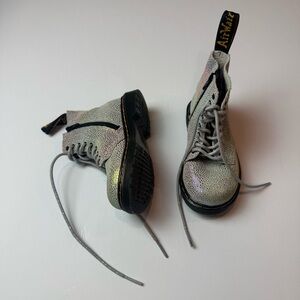 Doc Martens Iridescent Rainbow Boots